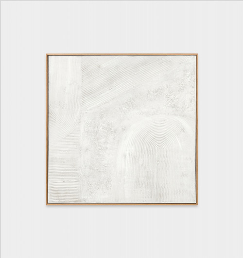 Abstruse Form Framed Painting