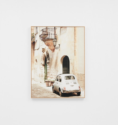 European Adventure Framed Canvas