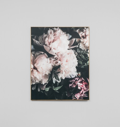 Blush Garden 1 Framed Canvas