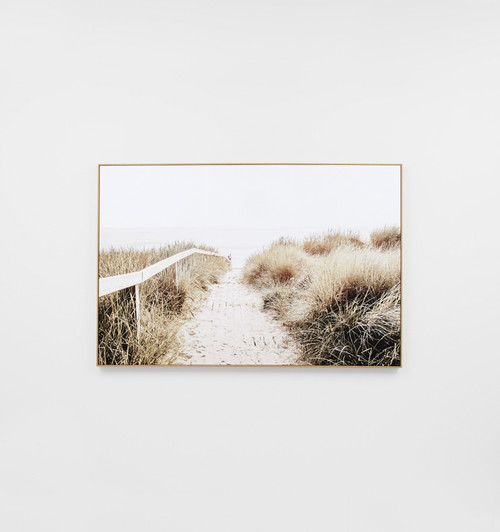 Coastal Wandering Framed Canvas