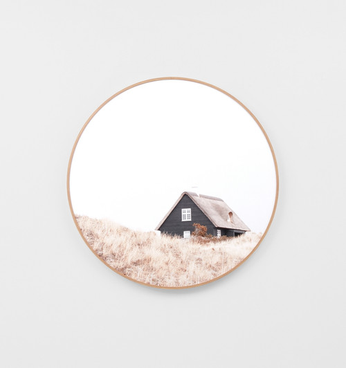 Coastal Hideaway Framed Circle