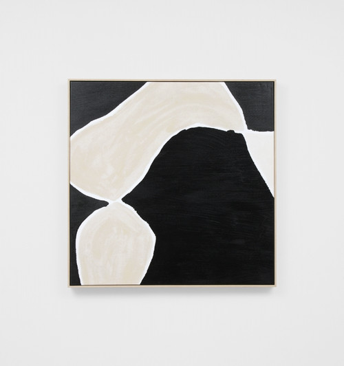 Jude Black 1 Framed Canvas