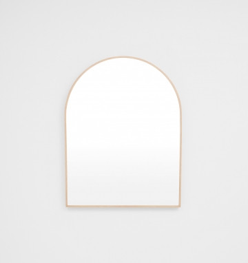 Simplicity Arch Look Mirror - 65 x 85 Oak 