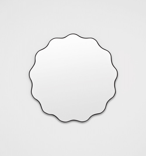 Artemis Round Black Mirror 65 x 65