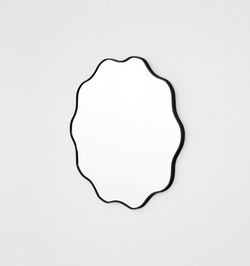 Artemis Round Black Mirror 80 x 80