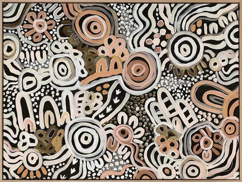 My Country Nude Canvas Art Print - 90 x 120cm