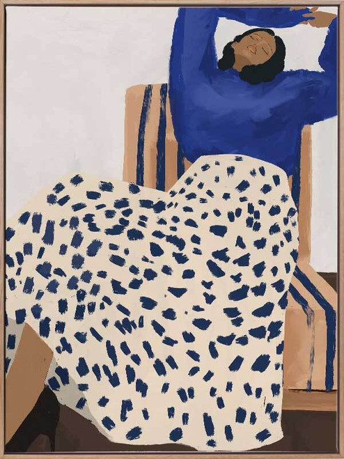 Delilah Daydreaming Canvas Art Print - 90 x 120cm