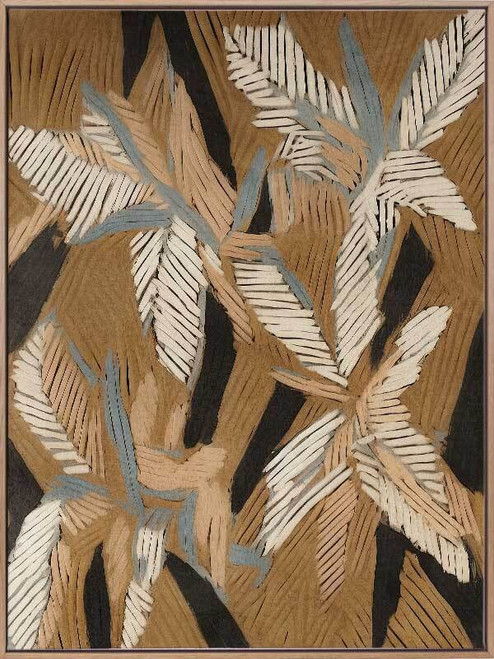 Geometric Gum Leaves II Canvas Art Print - 90 x 120cm