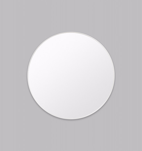 Flynn Round Bright White Mirror - 1OOCM