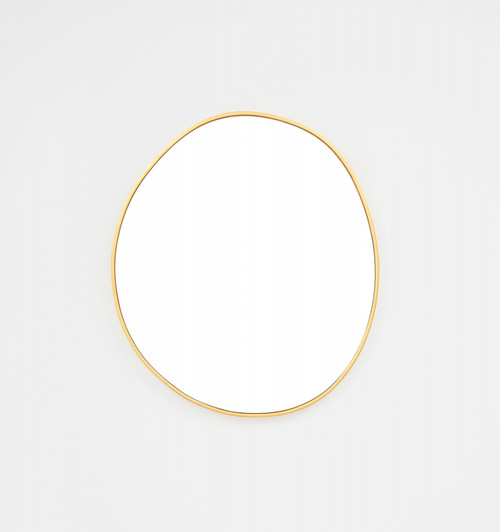 Organic Mirror Brass 70 x 80