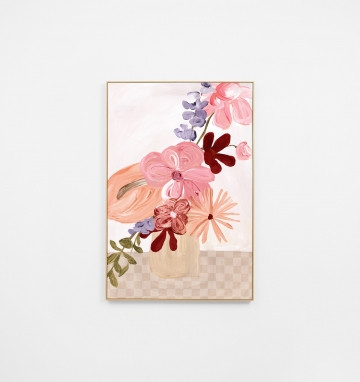 Modern Posy Light 3 Canvas