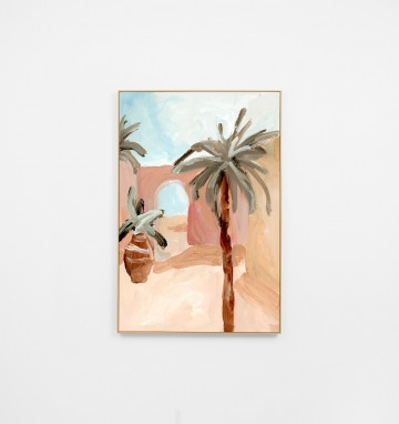 Villa Study Blush 1 Canvas