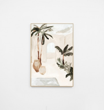 Villa Study Natural 2 Canvas