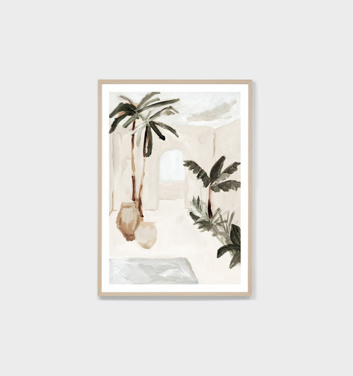 Villa Study Natural 2 Print