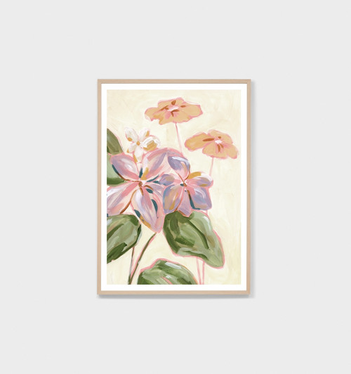 Meadow Blooms Pink 1 Print