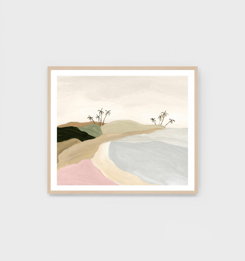 Island Bay Pastel Print