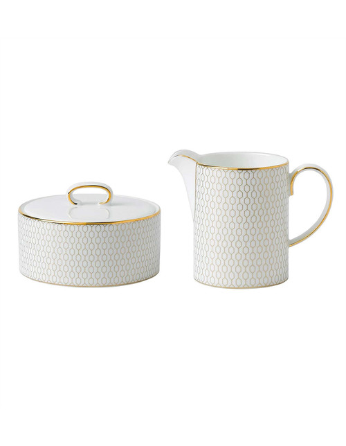 Wedgwood Arris Covered Sugar & Creamer  