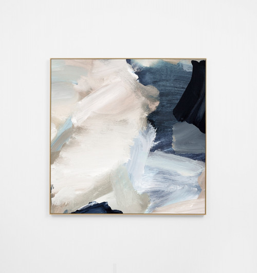 Allegra Blue Square 2 Canvas