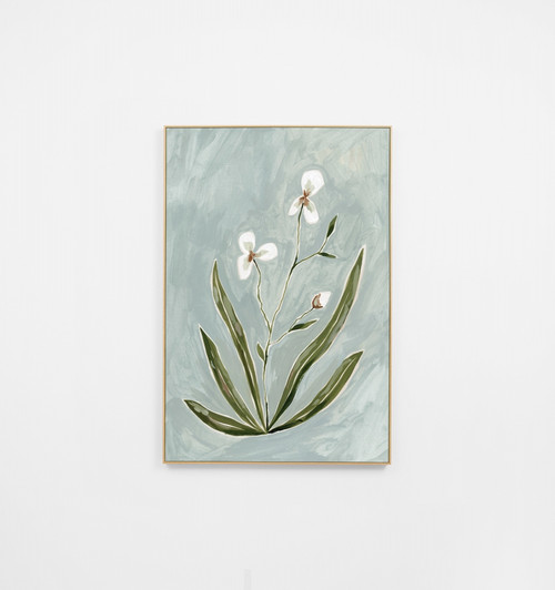Dainty Blooms Blue 2 Canvas