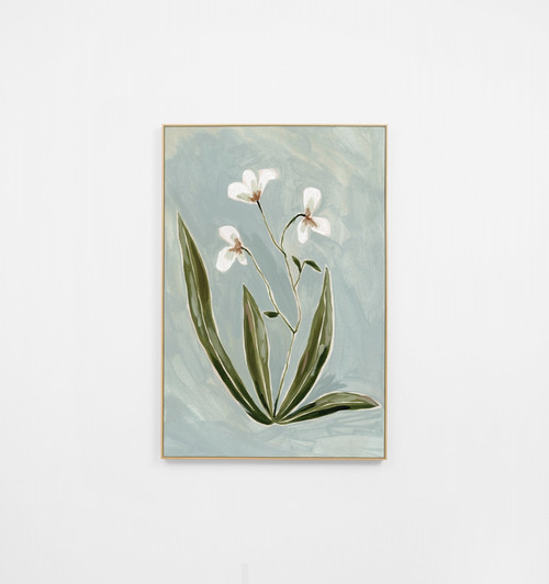 Dainty Blooms Blue 3 Canvas