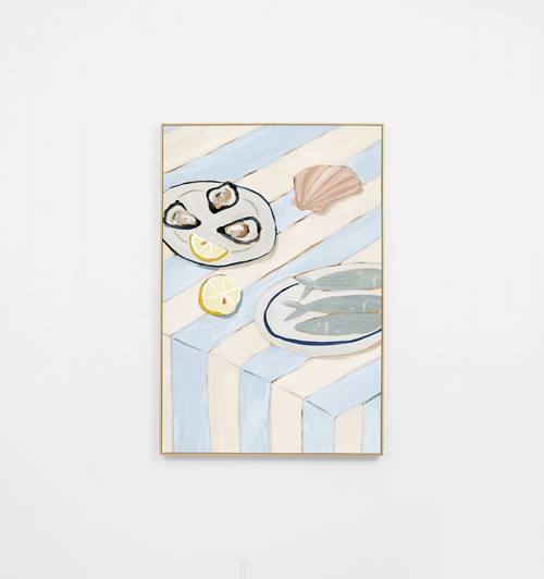 First Course Blue Canvas