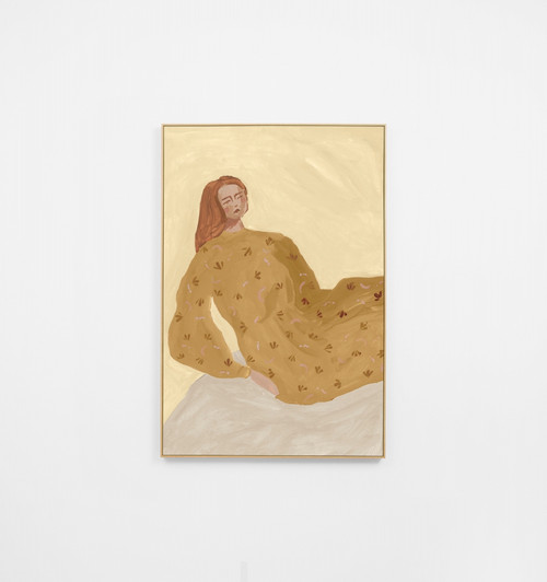 Morning Reflection Yellow 1 Canvas