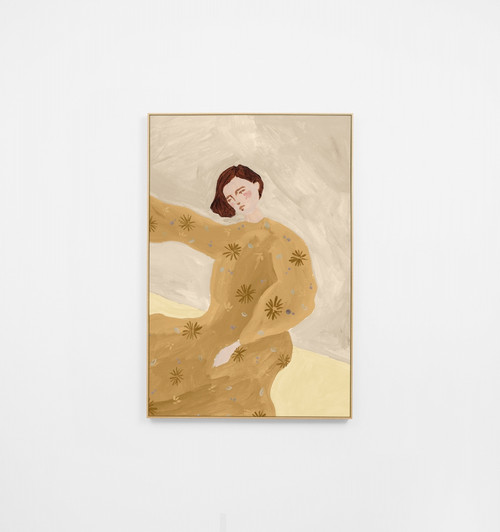 Morning Reflection Yellow 2 Canvas