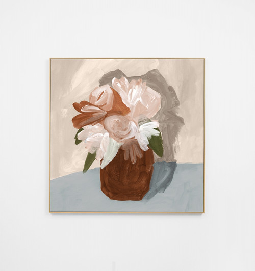 Petite Vase Blush Canvas
