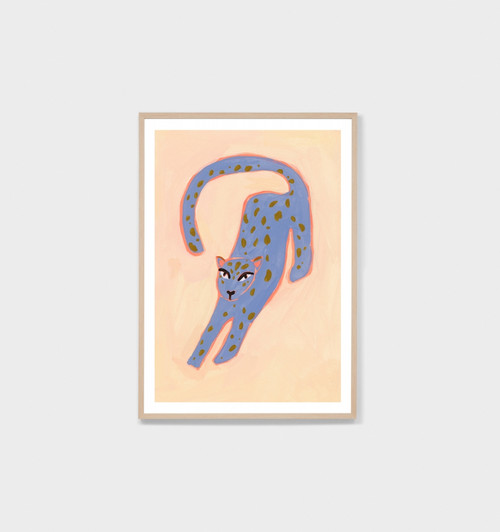 Cheetah Stretch Blush Print