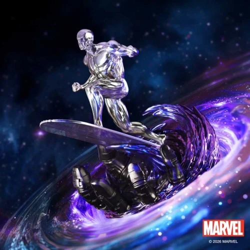 Limited Edition Silver Surfer Wormhole Figurine