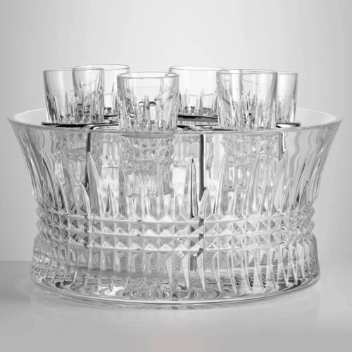 Waterford Crystal Lismore Diamond Vodka Set of 6 Shot Glasses