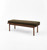 Scout Bench: Khaki/Walnut