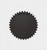 Luna Round Antique Black Mirror 112 x 112