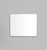 Flynn Curve Rectangle Brass Mirror