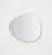 Pebble Brass Mirror 100 x 110