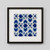 FRAMED PRINT: LAPIS BLUE GEOMETRIC TILE