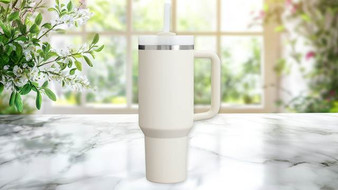 Stainless Steel 30oz Tumber - Sand