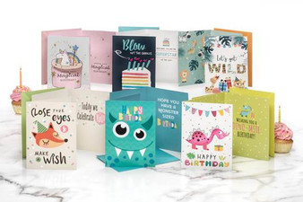 Kids Birthday Cards - Set Of 12