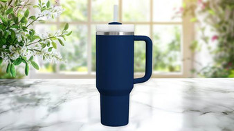Stainless Steel 30oz Tumbler Slate Blue