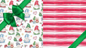 FA-LA-LA GNOMES JUMBO REVERSIBLE WRAP
