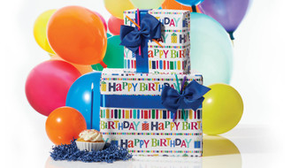 HAPPY BIRTHDAY JUMBO ROLL WRAP