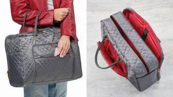 Quilted Weekend Trolley Tote