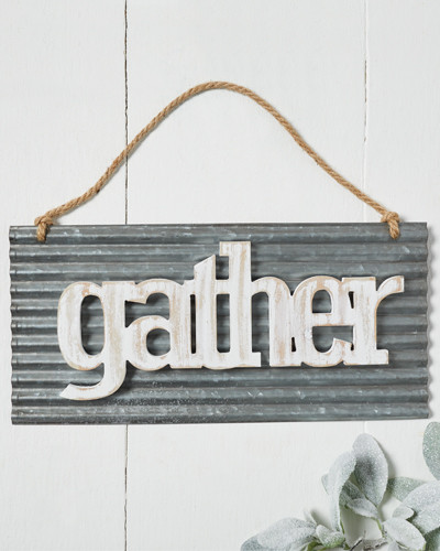 Gather Metal Hanging Wall Decor