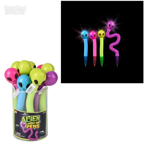 LIGHT UP POP TUBE ALIEN PEN