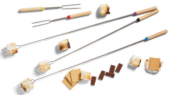 EXTENDING ROASTING STICKS SET OF 5