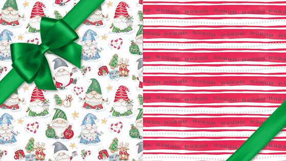 FA-LA-LA GNOMES JUMBO REVERSIBLE WRAP