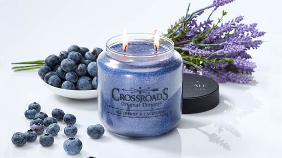 BLUEBERRY & LAVENDER 16OZ JAR CANDLE