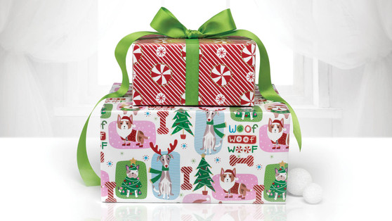 WOOF WOOF REVERSIBLE ROLL WRAP