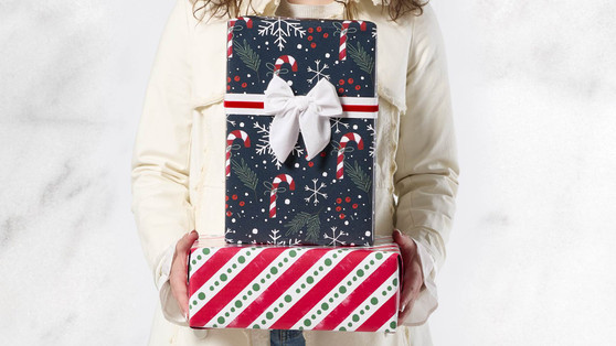 LET IT SNOW JUMBO REVERSIBLE WRAP