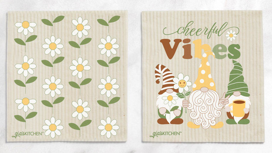 GNOME SWEDISH DISHCLOTHS - SET OF 2